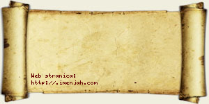 Vasilj Debeljak vizit kartica